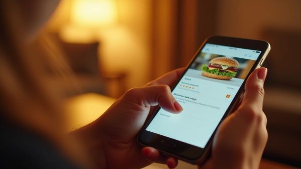 Commande facile avec l'application McDonald's