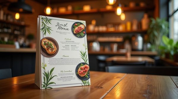 Comment réussir votre menu design pour attirer les clients